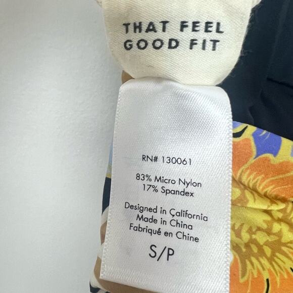 NWT l*space Camellia Underwire Bikini Top Sugar & Space sz S Navy Floral Summer - Picture 8 of 9